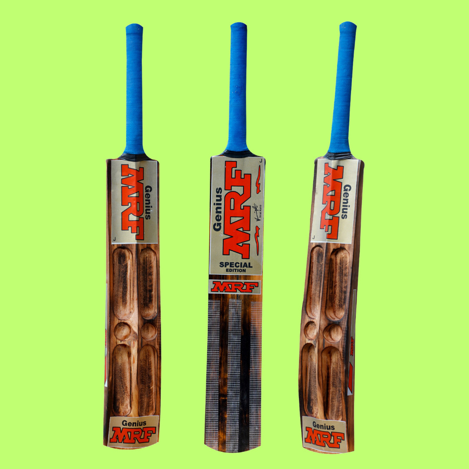NSP Bahubali VK Edition Scoop Cricket Bat â Poplar Wood Capsule Build Poplar Willow Cricket Bat For 15+ Yrs (0.5 kg) - Image 1