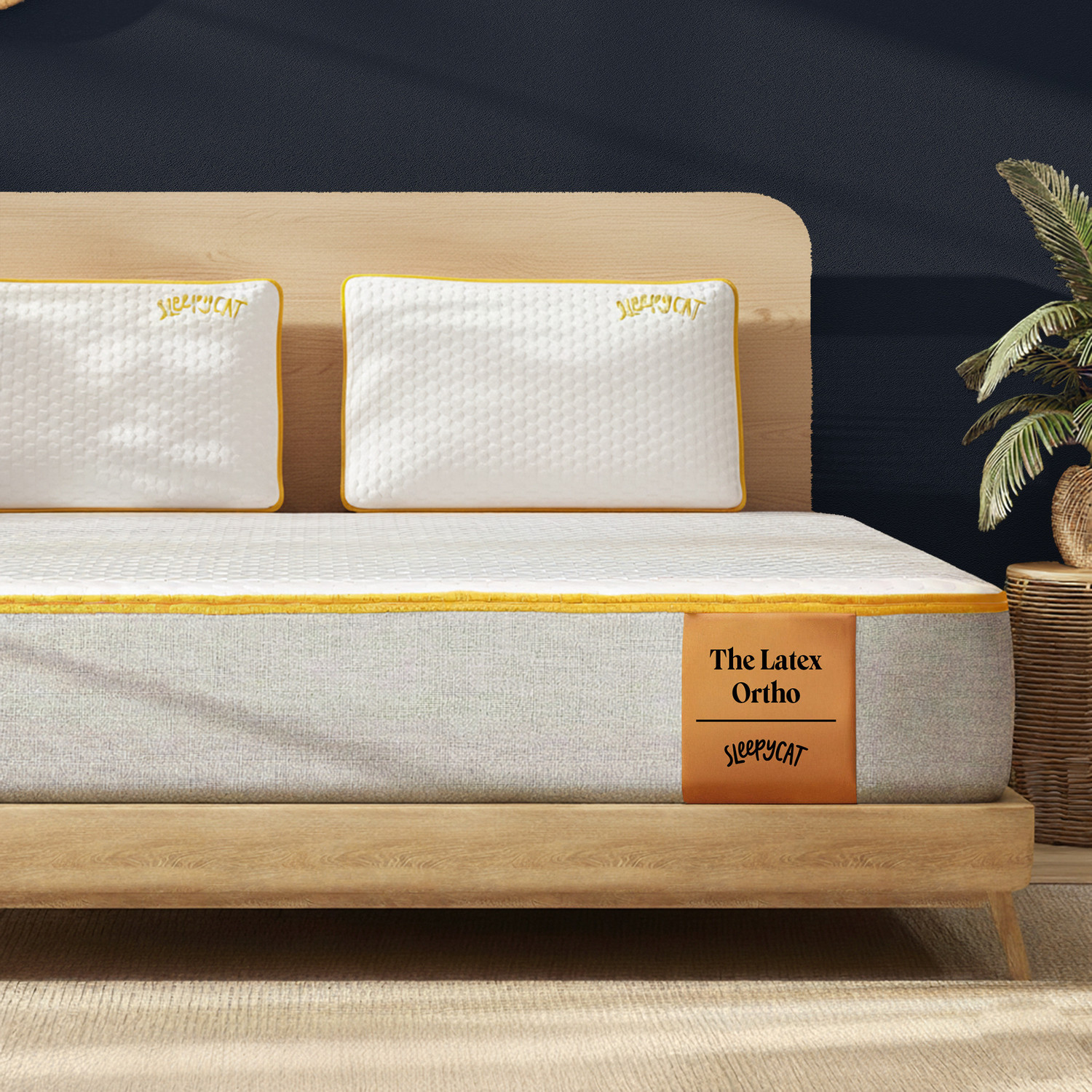 SleepyCat Latex Orthopedic 8 inch King Mattress - Image 1