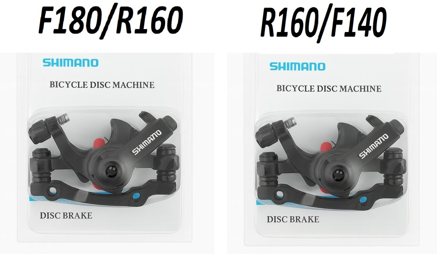 De Venta Cycle Disc Brake Caliper Mechanical Front Rear Disk F180/R160 , F160/R140 2pc बाà¤à¤¸à¤¾à¤à¤à¤¿à¤² बà¥à¤°à¥à¤ डिसà¥à¤ - Image 1