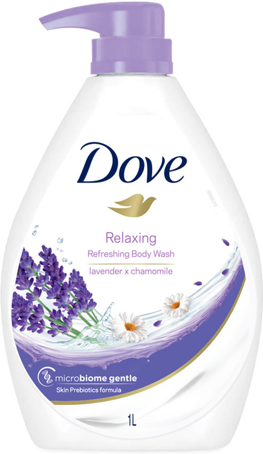 DOVE Lavender & Chamomile Go Fresh Body Wash with Relaxing Floral Scent (1000 ml) - Image 1