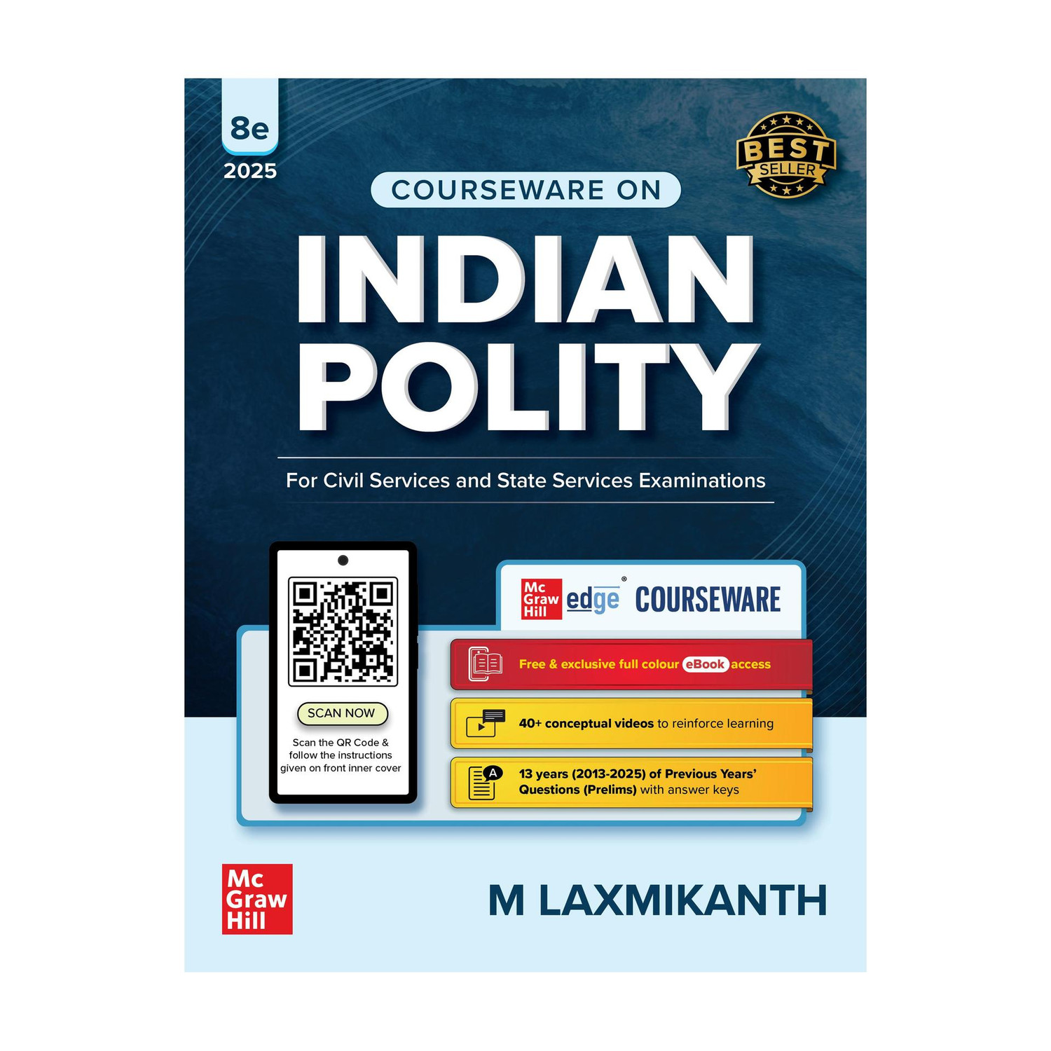 McGraw Hill Education India McGraw Hill Indian Polity 8e by M - Image 1