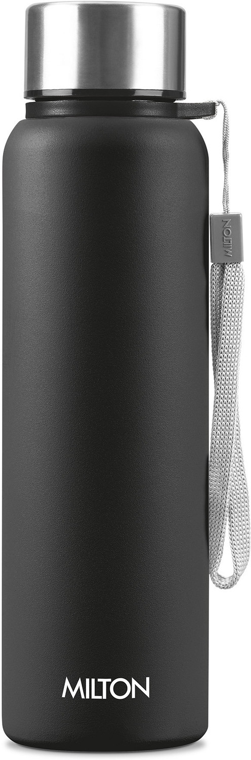MILTON Brim 1000 Steel Water Bottle, 875 ml, Black - Image 1