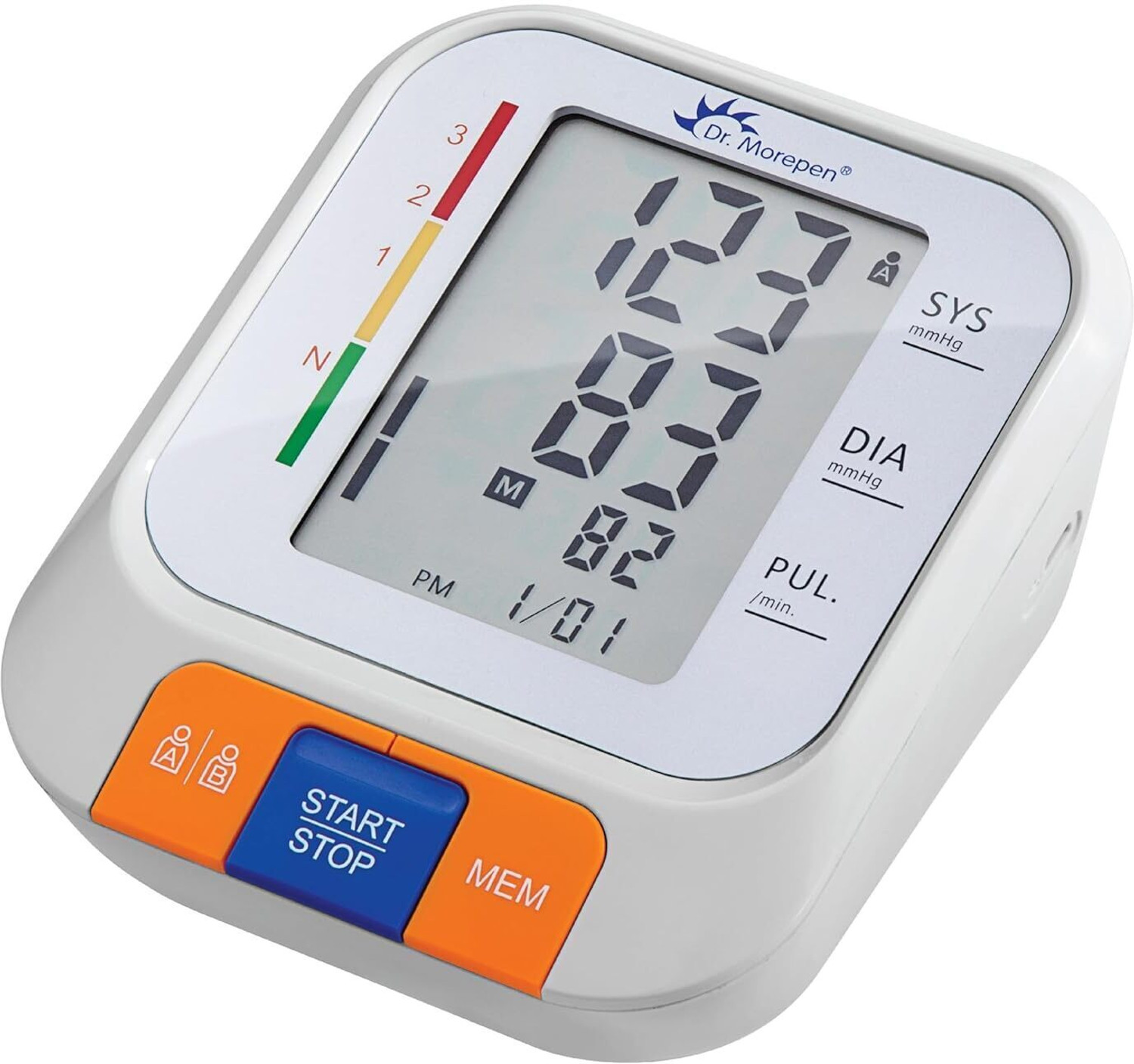Dr. Morepen Automatic BP 15 - Bp Monitor (White) - Image 1