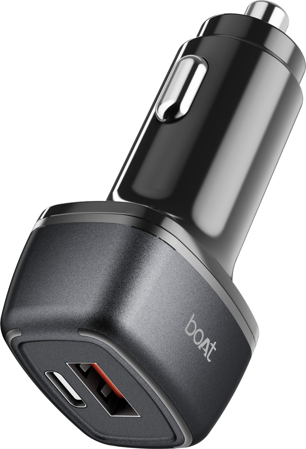 boAt 48 W Turbo Car Charger (Black, With USB Cable) - Image 1