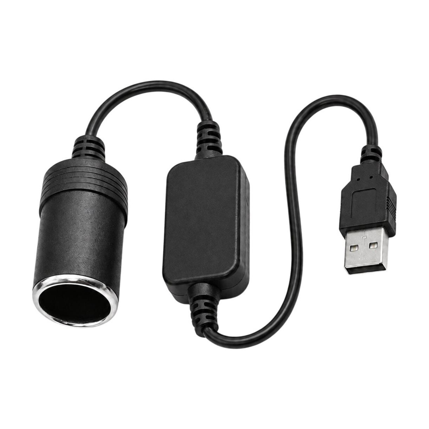 Zivika USB to 12V Car Cigarette Lighter Socket Converter Cable - Image 1