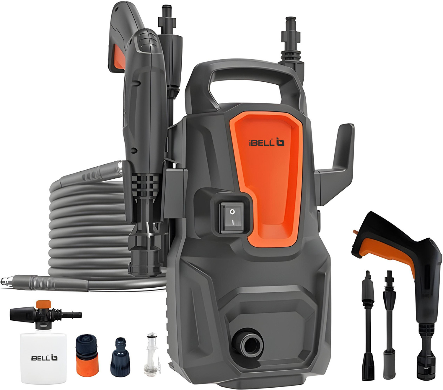iBELL WIND20 Universal Motor 1400 Watts , 110 Bars, 6.2L/Min Flow Rate High Pressure Washer - Image 1