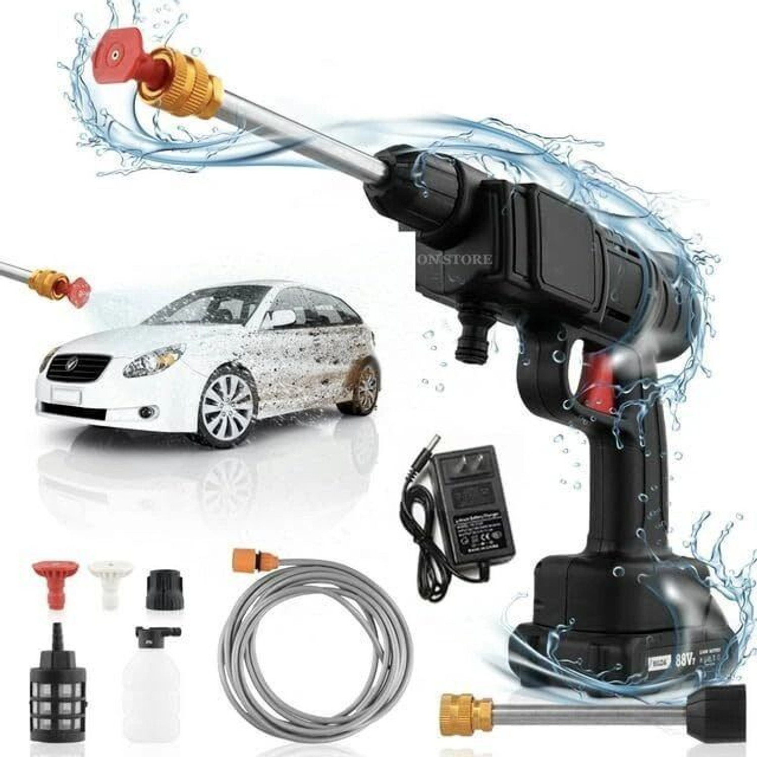 Zelvio Electric Car Pressure Washer - Image 1