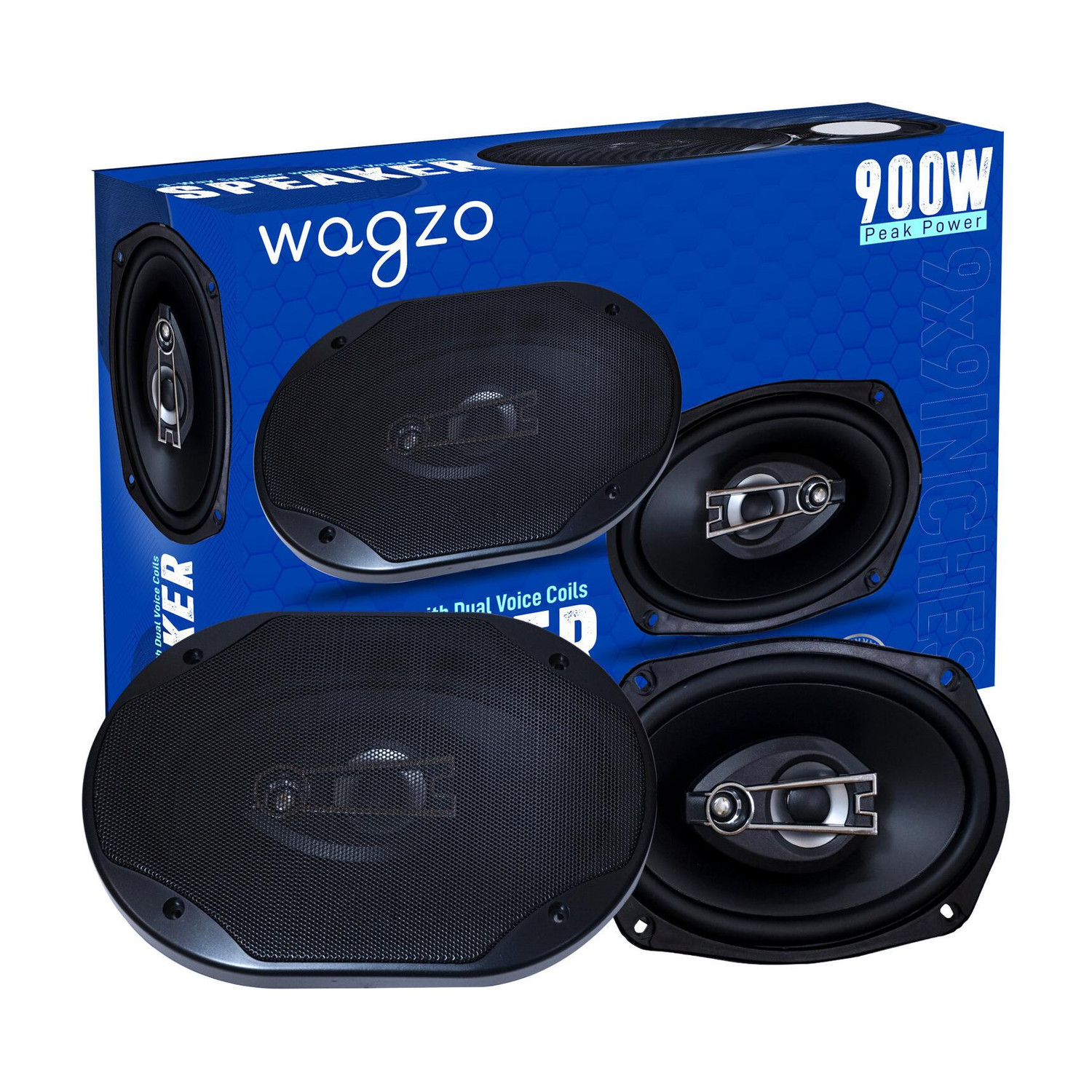 Wagzo WAS-29 9-inch Coaxial Car Speaker 350W - Image 1