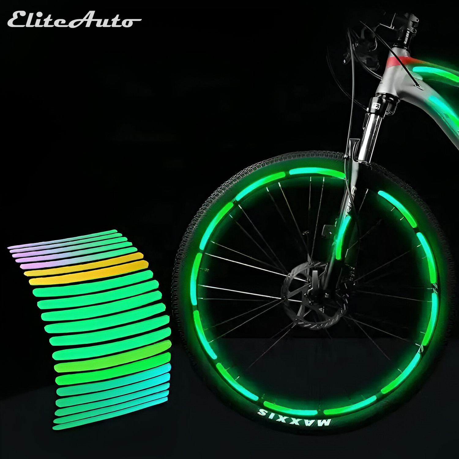 EliteAuto Multicolor Car & Bike Sticker Decal - Image 1