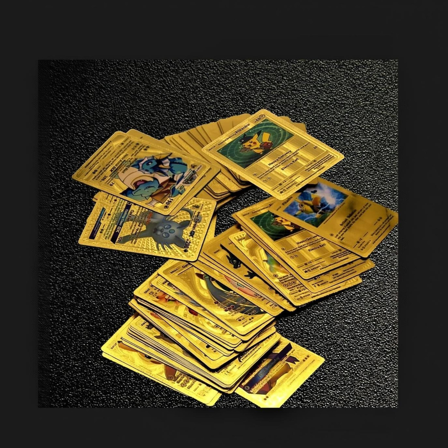 Turners Prime Pokemon Cards Vmax Vstar Gx Basic Golden Cards Pack of 10 Pcs (Multicolor) - Image 1