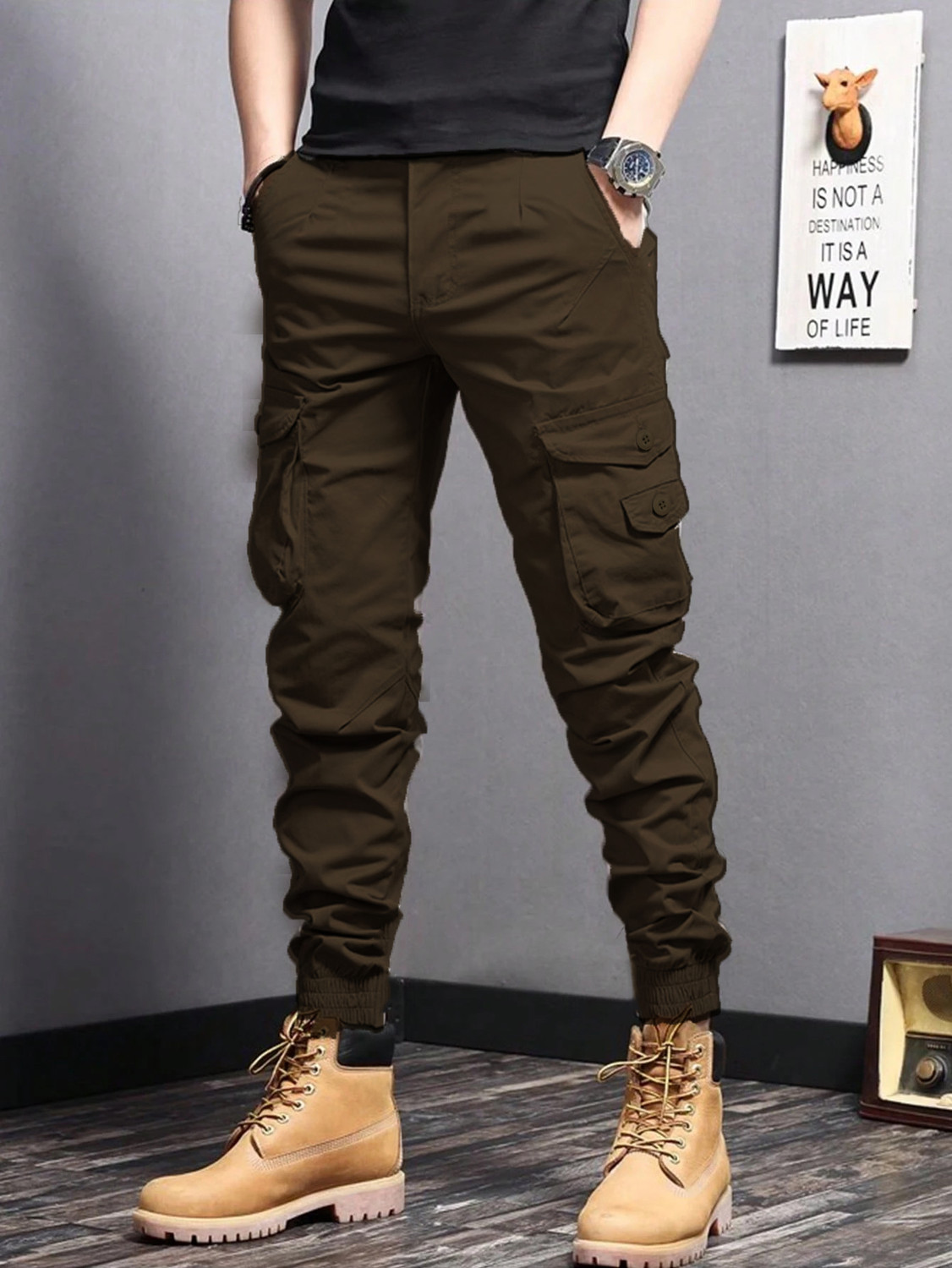 Plus91 Men Cargos - Image 1