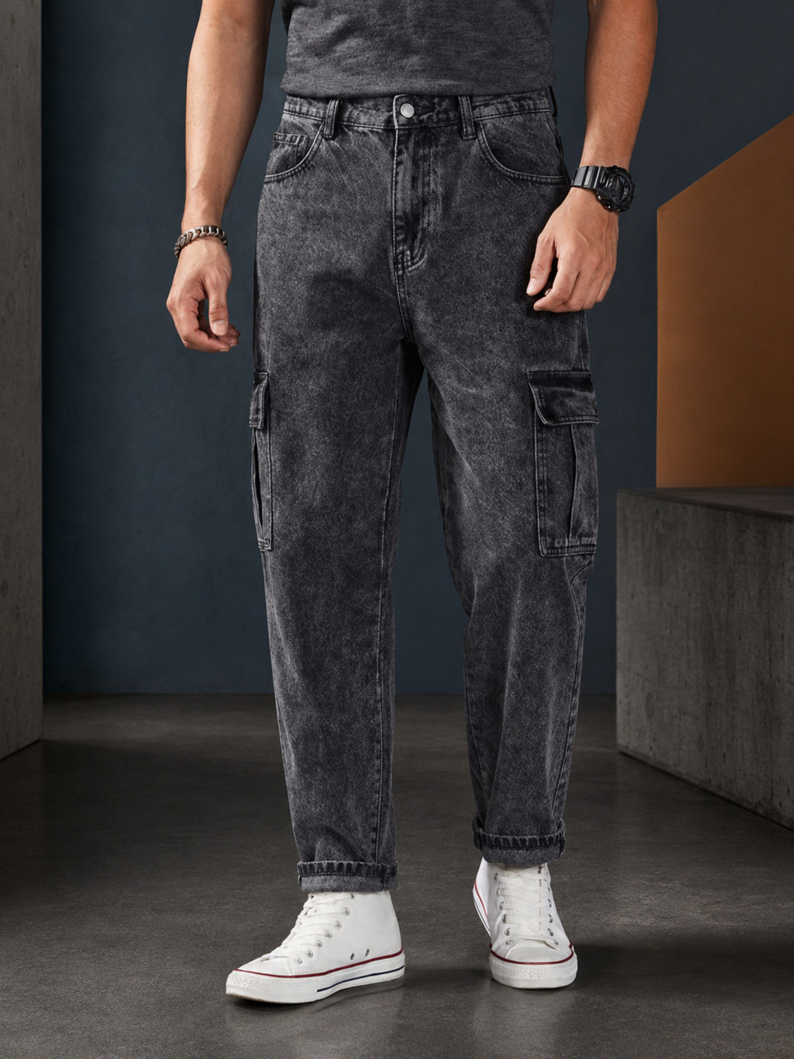 Playfeel Men Cargos - Image 1