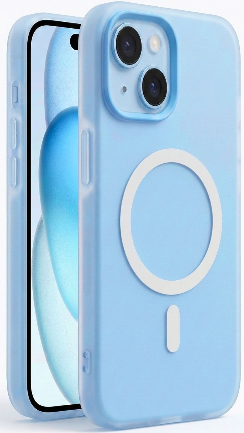 GLOBAL NOMAD Back Cover for iPhone 15 (Blue, Shock Proof) - Image 1