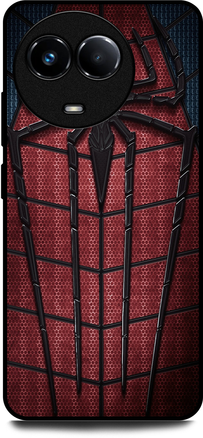 WallCraft Back Cover for Realme 11X 5G SPIDERMAN, LOGO, AVENGER, MARVEL, SUPERHERO (Multicolor, Dual Protection, Rubber, Pack of: 1) - Image 1