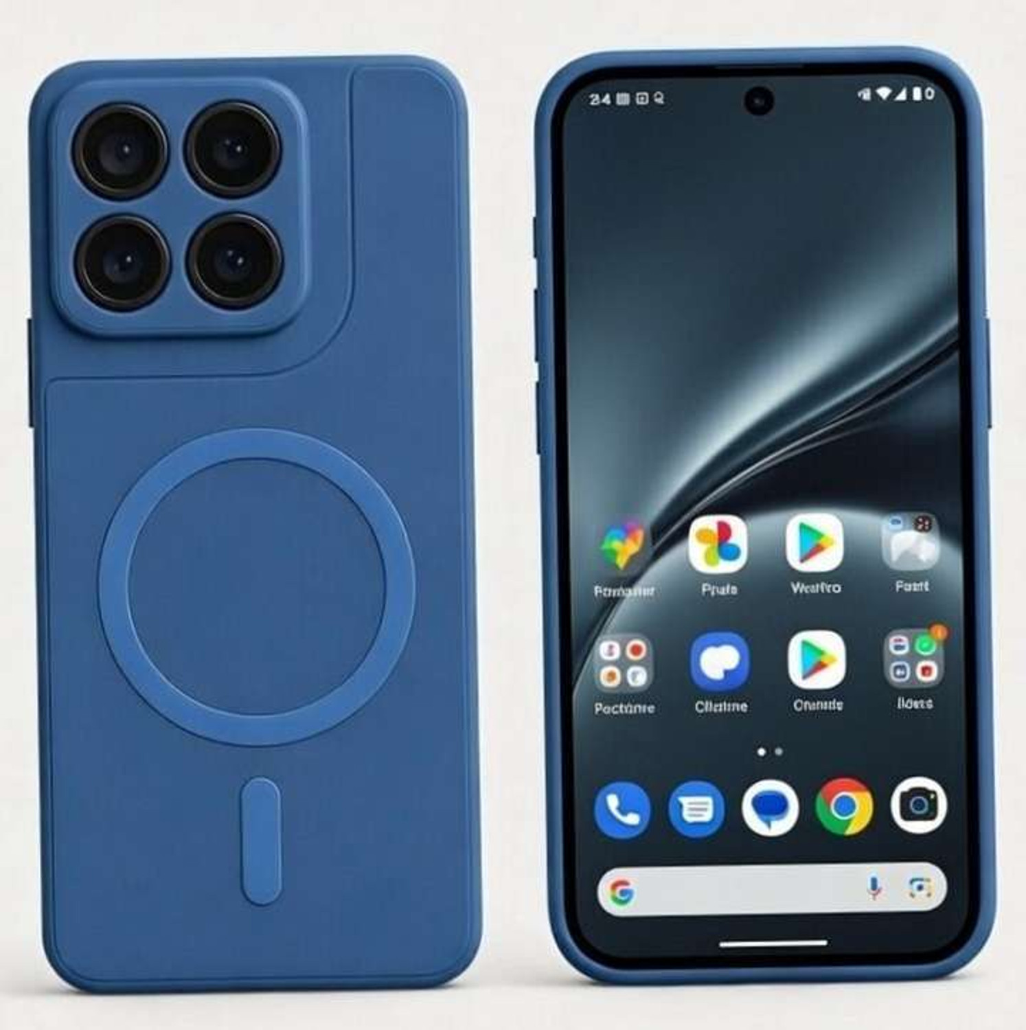 YuniKase Back Cover for MOTOROLA Edge 60 Fusion 5G (Blue, Camera Bump Protector, Pack of: 1) - Image 1