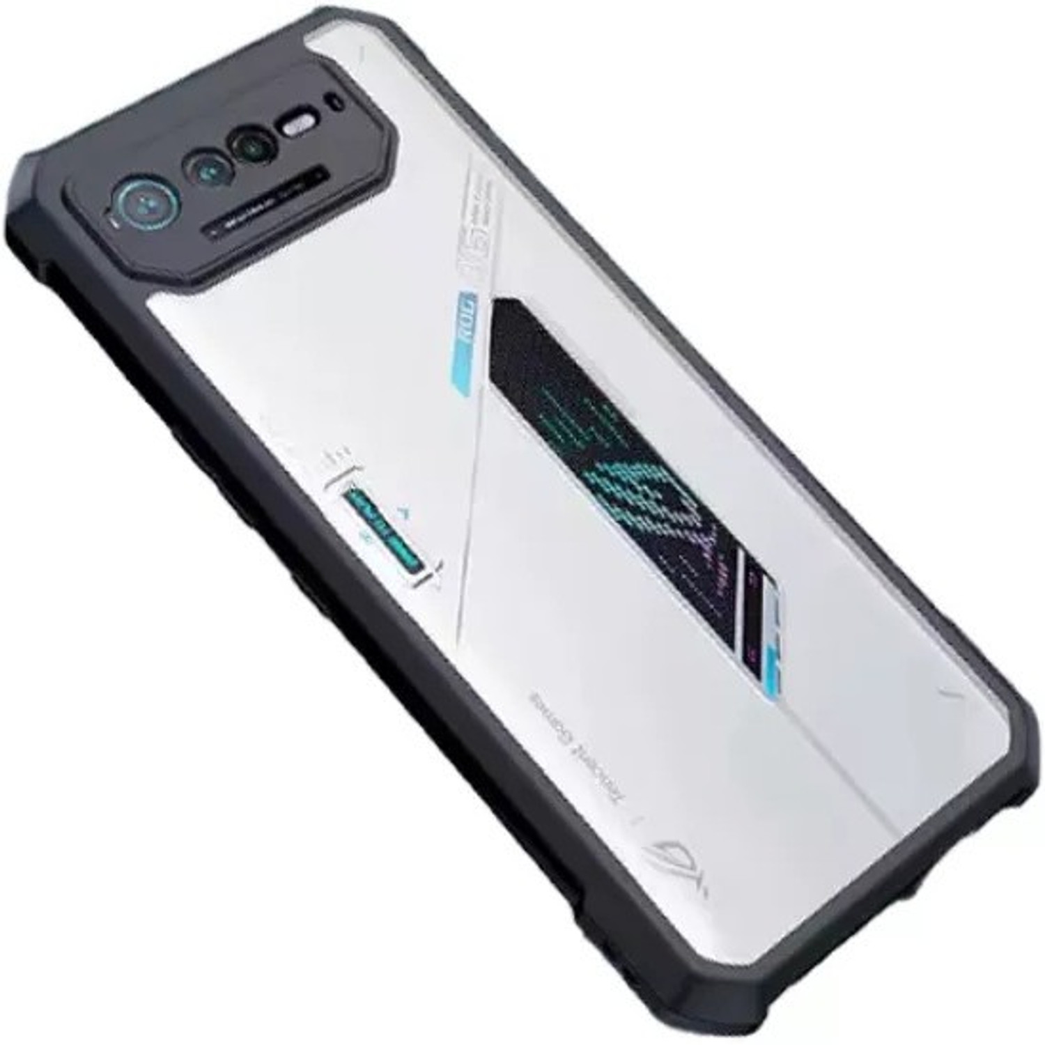 D & Y Bumper Case for Asus Rog Phone 6, Asus ROG Phone 6 Pro (Black, Dual Protection, Pack of: 1) - Image 1