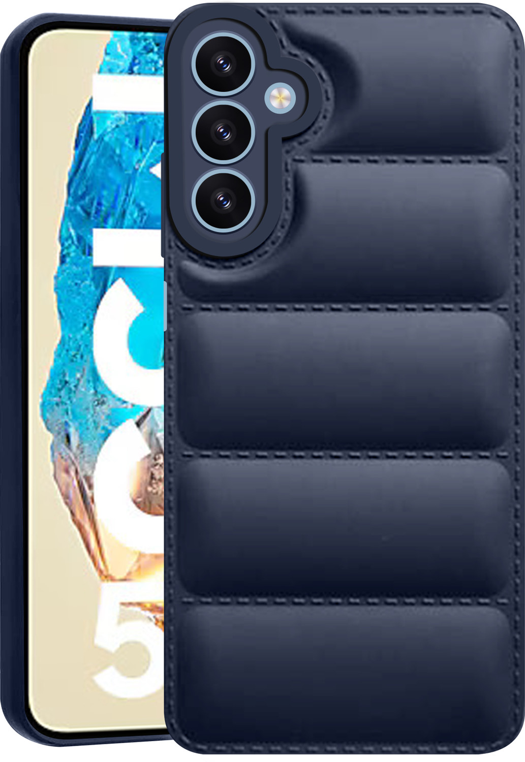 CEDO XPRO Back Cover for Samsung Galaxy M35 5G (Blue, Dual Protection, Silicon, Pack of: 1) - Image 1