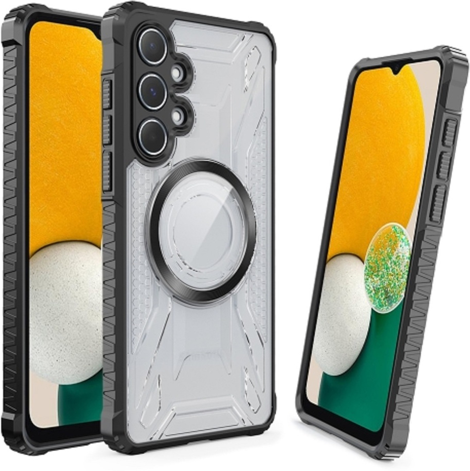 Rugraj Transparent TPU Back Cover for Samsung Galaxy A13 5G - Image 1
