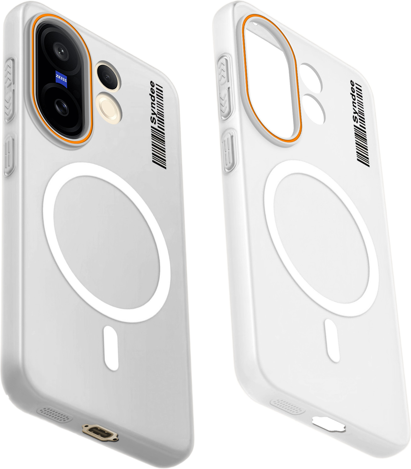Mr. Case Back Cover for Vivo X200 FE 5G (White, Magnetic Case, Polycarbonate, Pack of: 1) - Image 1