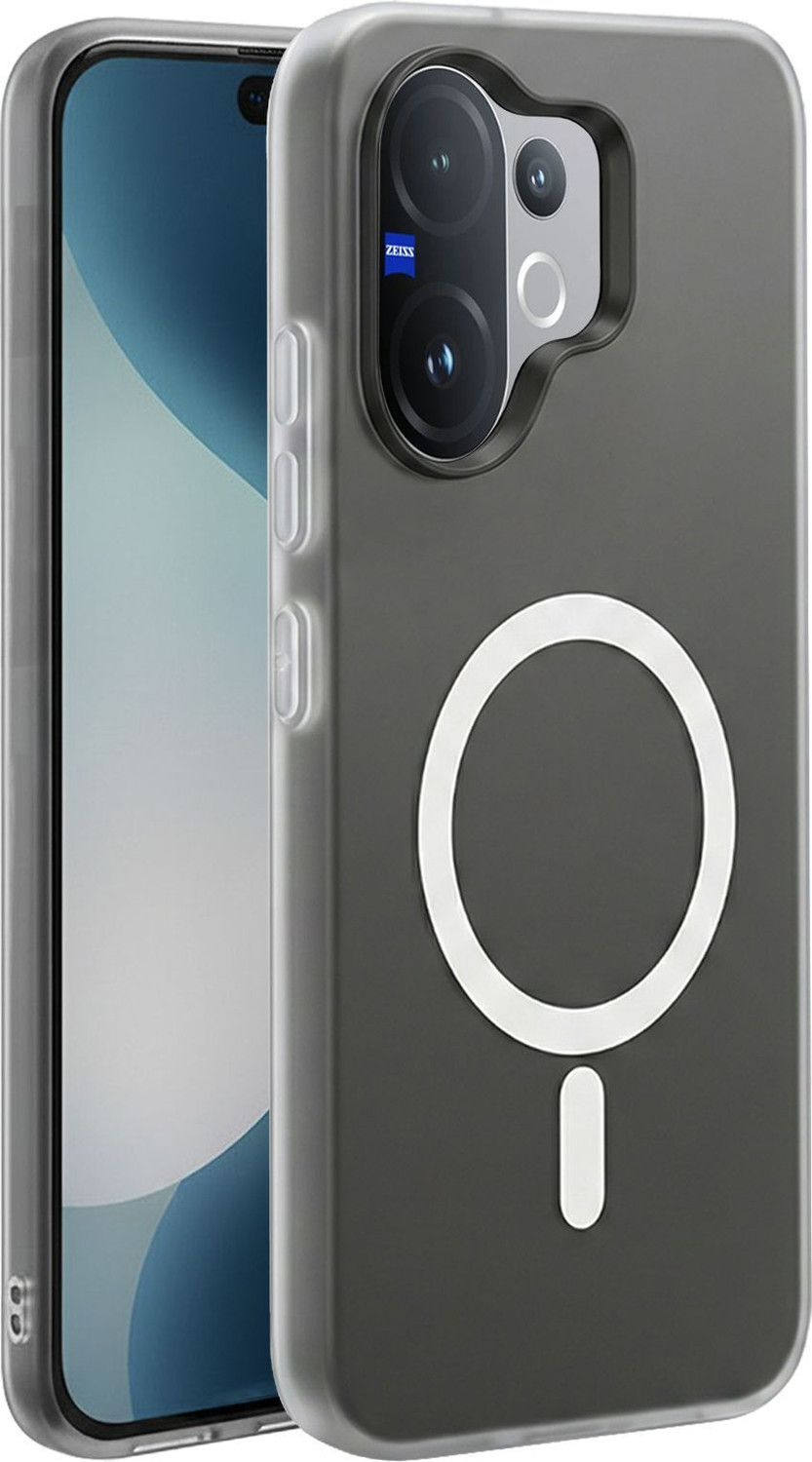 HUPSHY Back Cover for vivo V60 5G (Black, Shock Proof) - Image 1