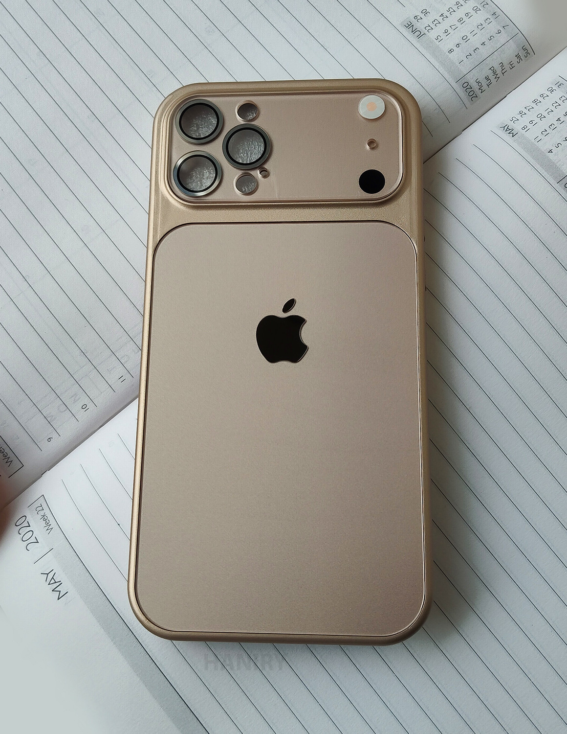HANIRY Back Cover for Apple iPhone 11 Pro Max (Gold, Dual Protection, Polycarbonate, Pack of: 1) - Image 1