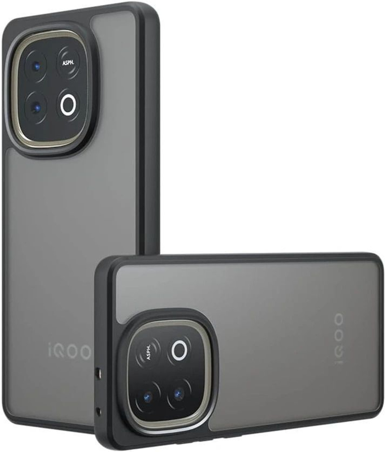 SNAPCOVR Back Cover for iQOO Neo 10 5G (Black, Matte Finish, Thermoplastic Polyurethane, Pack of: 1) - Image 1