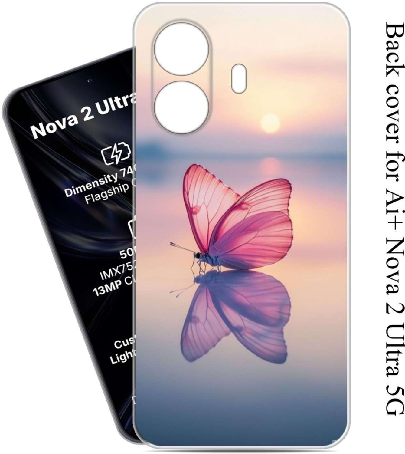 Printcase Back Cover for AI Plus Nova2 Ultra 5G, Multicolor - Image 1