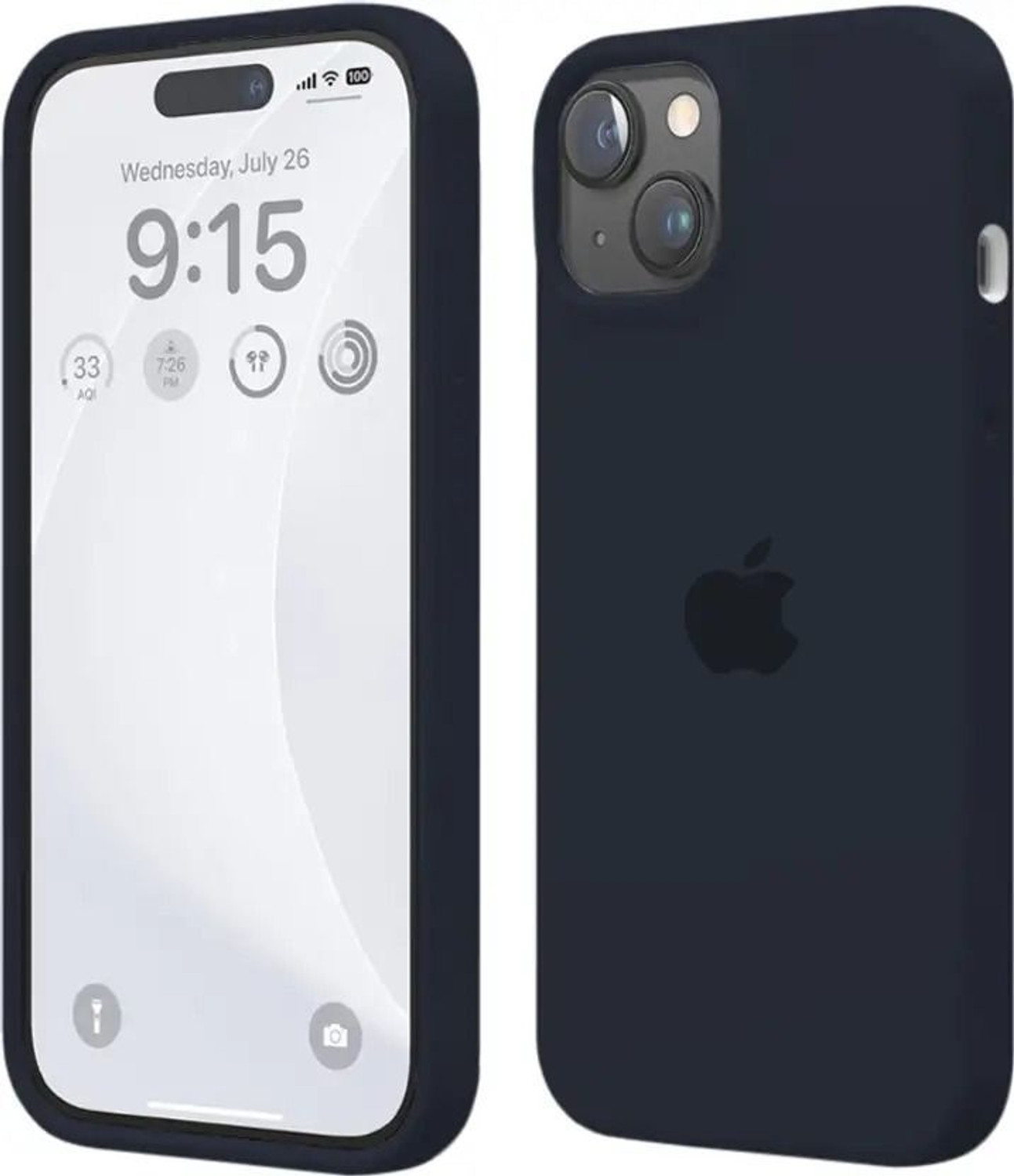Oldcrew Back Cover for Apple iPhone 15 (Blue, Matte Finish, Silicon, Pack of: 1) - Image 1