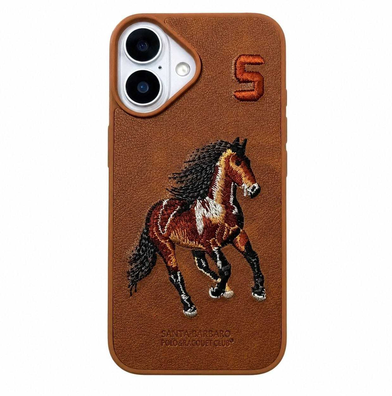 SHIVERA Back Cover for IPHONE 16 (Brown, 3D Case, Artificial Leather, Pack of: 1) - Image 1