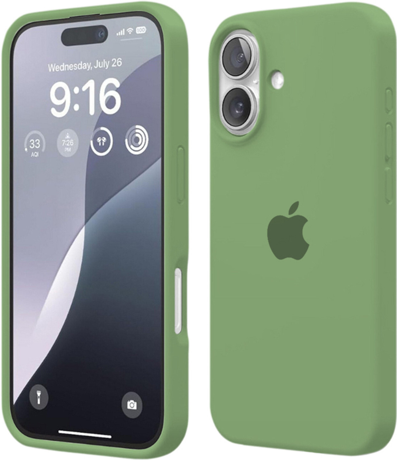 Celvas for iPhone 17 (Green, Silicon) - Image 1