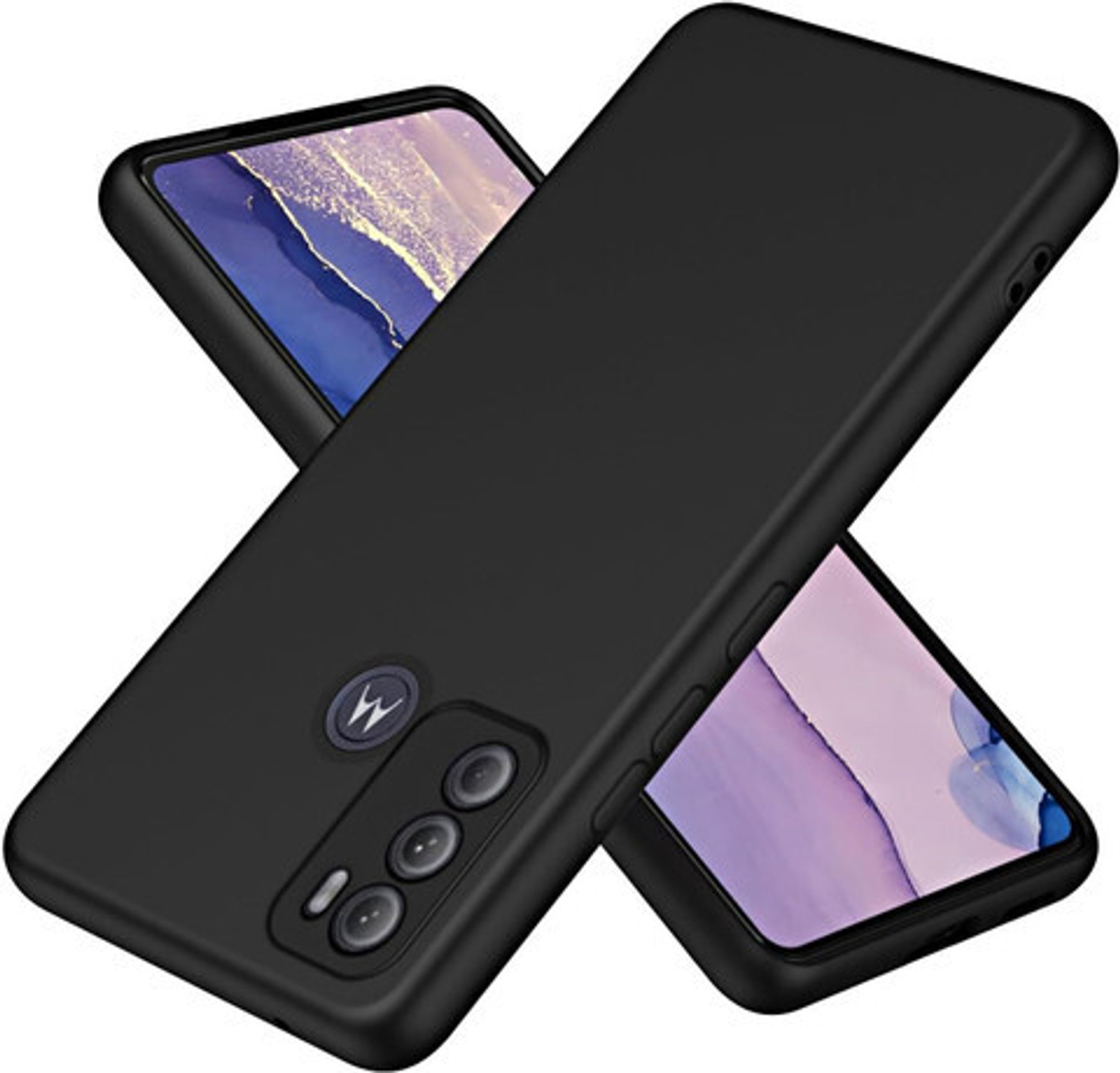 Sankhala Back Cover for Motorola Moto G60/Moto G40 Fusion Silicon Protective Case (Black, Shock Proof, Silicon, Pack of: 1) - Image 1