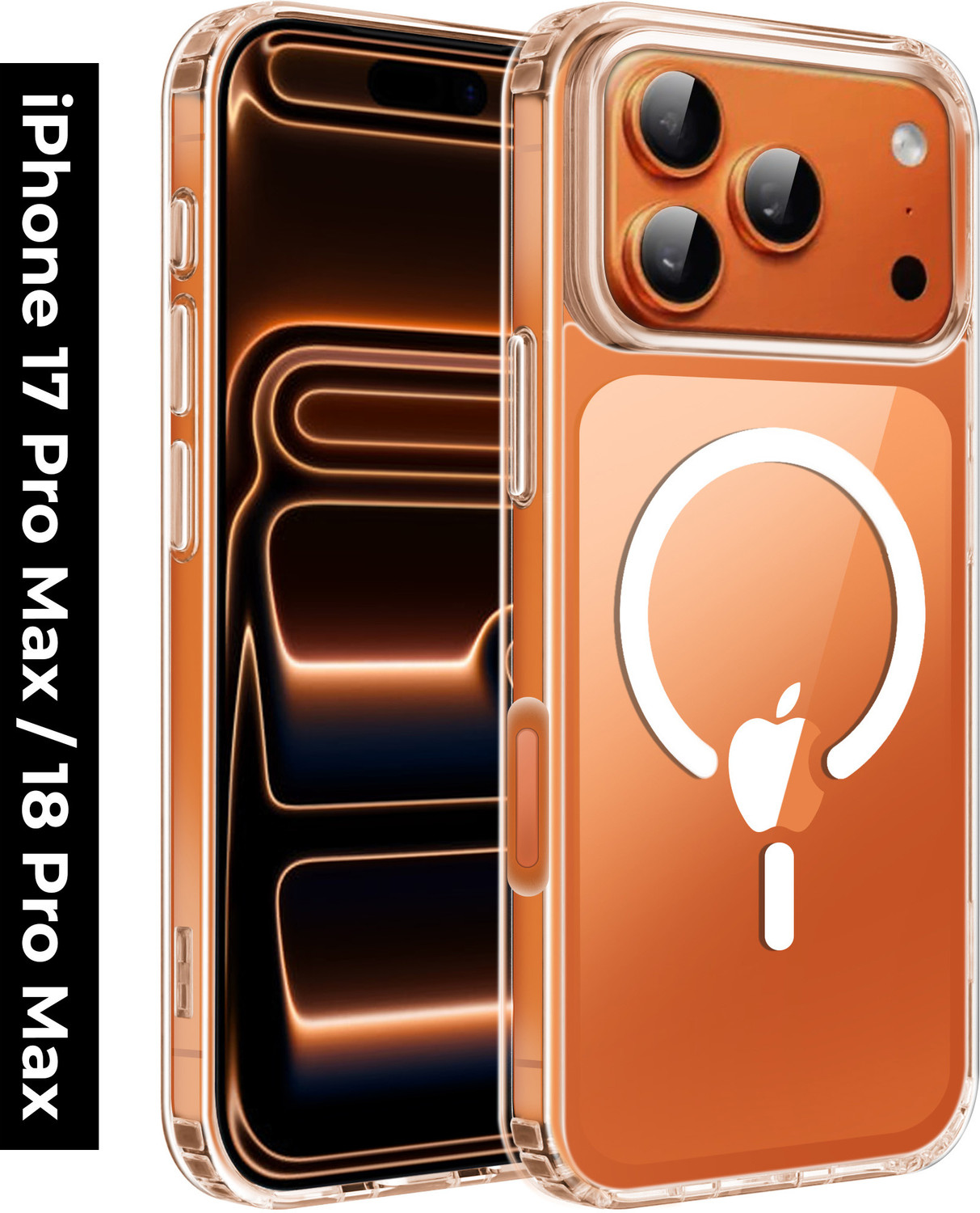 Artistque Back Cover for iPhone 17 Pro Max, Transparent - Image 1