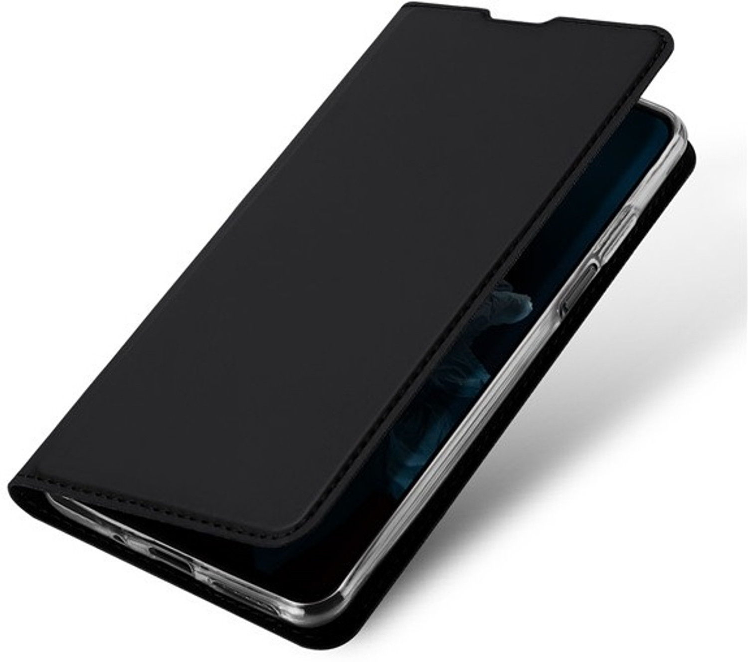 Helix Flip Cover for vivo T4 5G (Black, Cases with Holder, Pack of: 1) - Image 1
