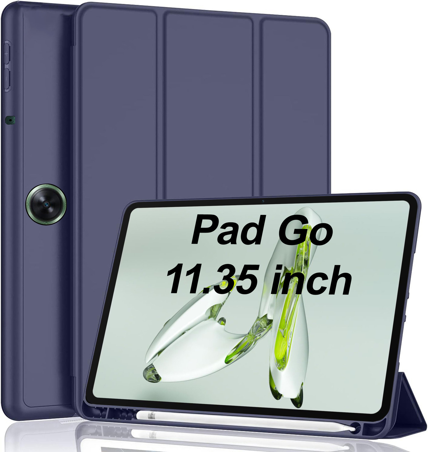 TGK Flip Cover for OnePlus Pad Go 11.35 Inch (Blue, Dual Protection, Leather, Thermoplastic Polyurethane, Pack of: 1) - Image 1