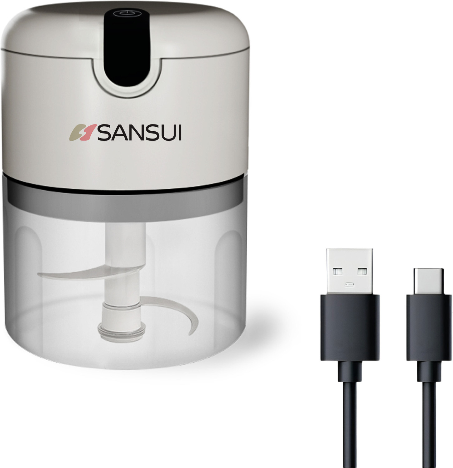 Sansui Rechargeable Mini Electric Chopper 250ml - Image 1