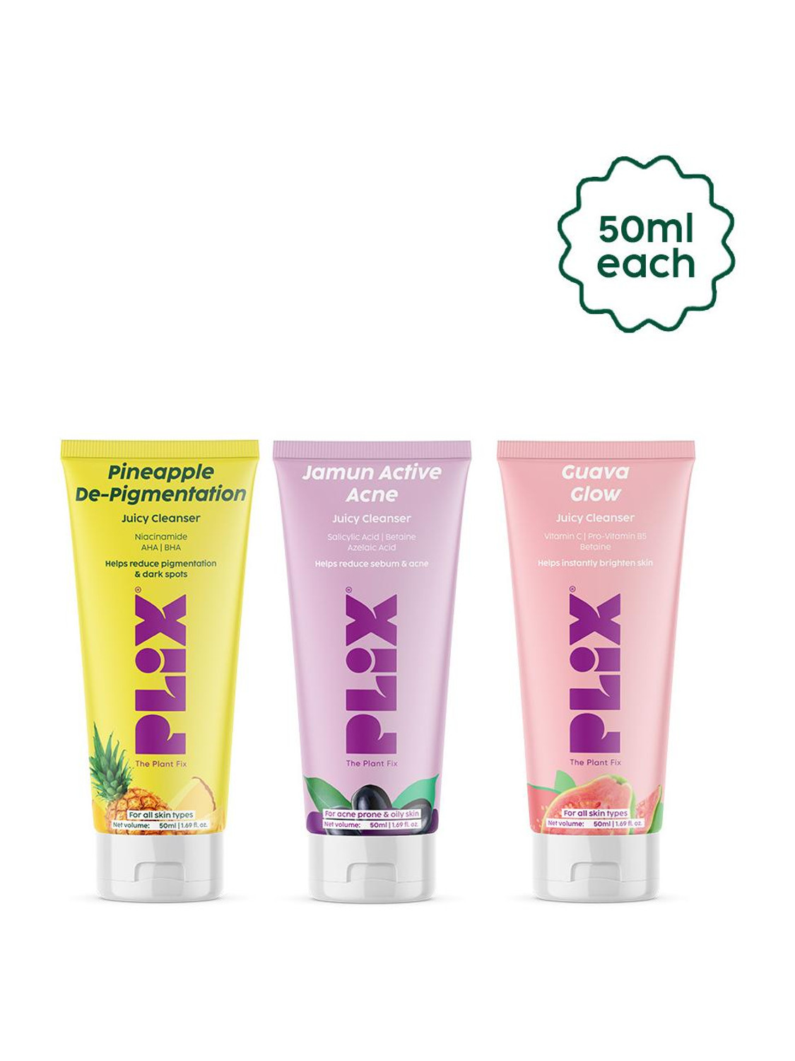 The Plant Fix Plix Pineapple Jamun Pack of 3 · 50 ml (150 ml total) - Image 1