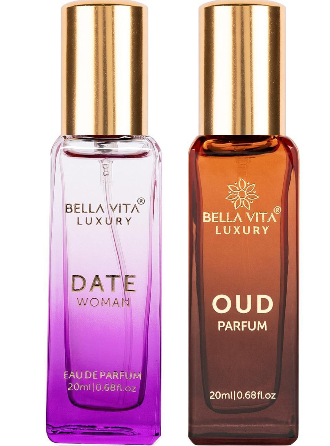 BELLAVITA DATE perfume & OUD perfume combo| Citrus, Sweet & Woody Notes |Long Lasting| (2 Items in the set) - Image 1
