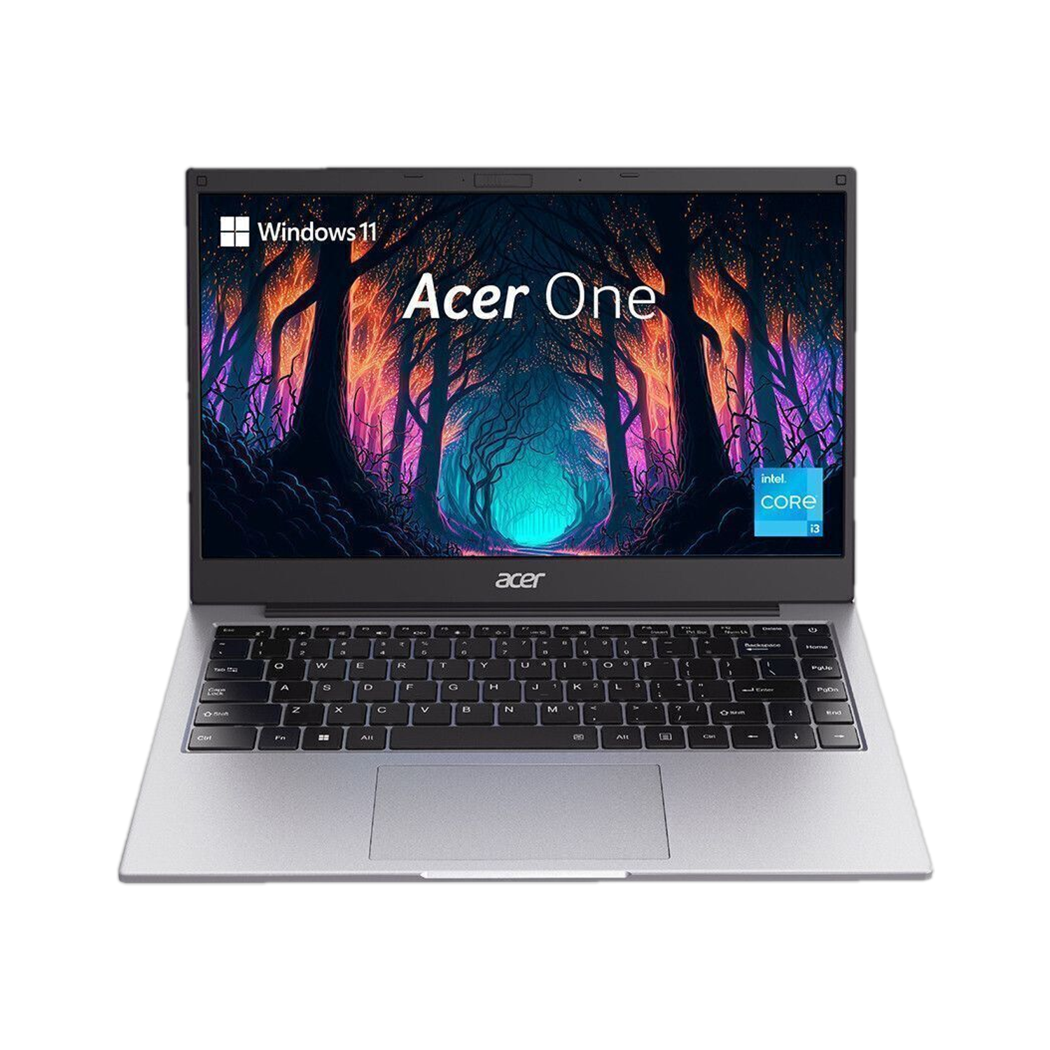 Acer One Intel Core i3 11th Gen 1115G4 - (8 GB/512 GB SSD/Windows 11 Home) AO 14 Z 8-415 Thin and Light Laptop (14 Inch, Silver, 1.49 Kg) - Image 1