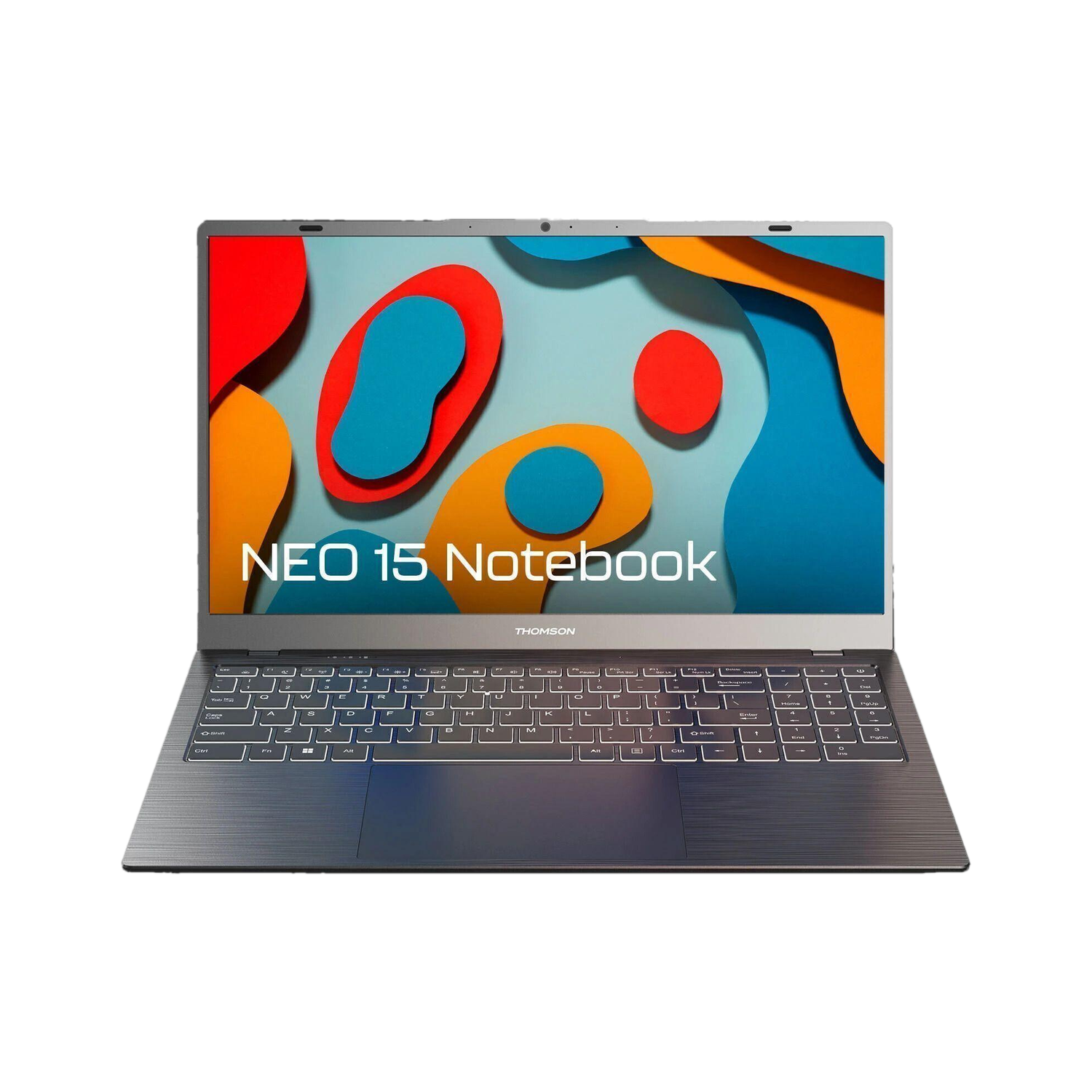 Thomson NEO Core Series Intel Core i3 12th Gen 1215U - (8 GB/512 GB SSD/Windows 11 Home) IN-N15I Thin and Light Laptop (15.6 Inch, Grey Brush, 1.65 Kg) - Image 1