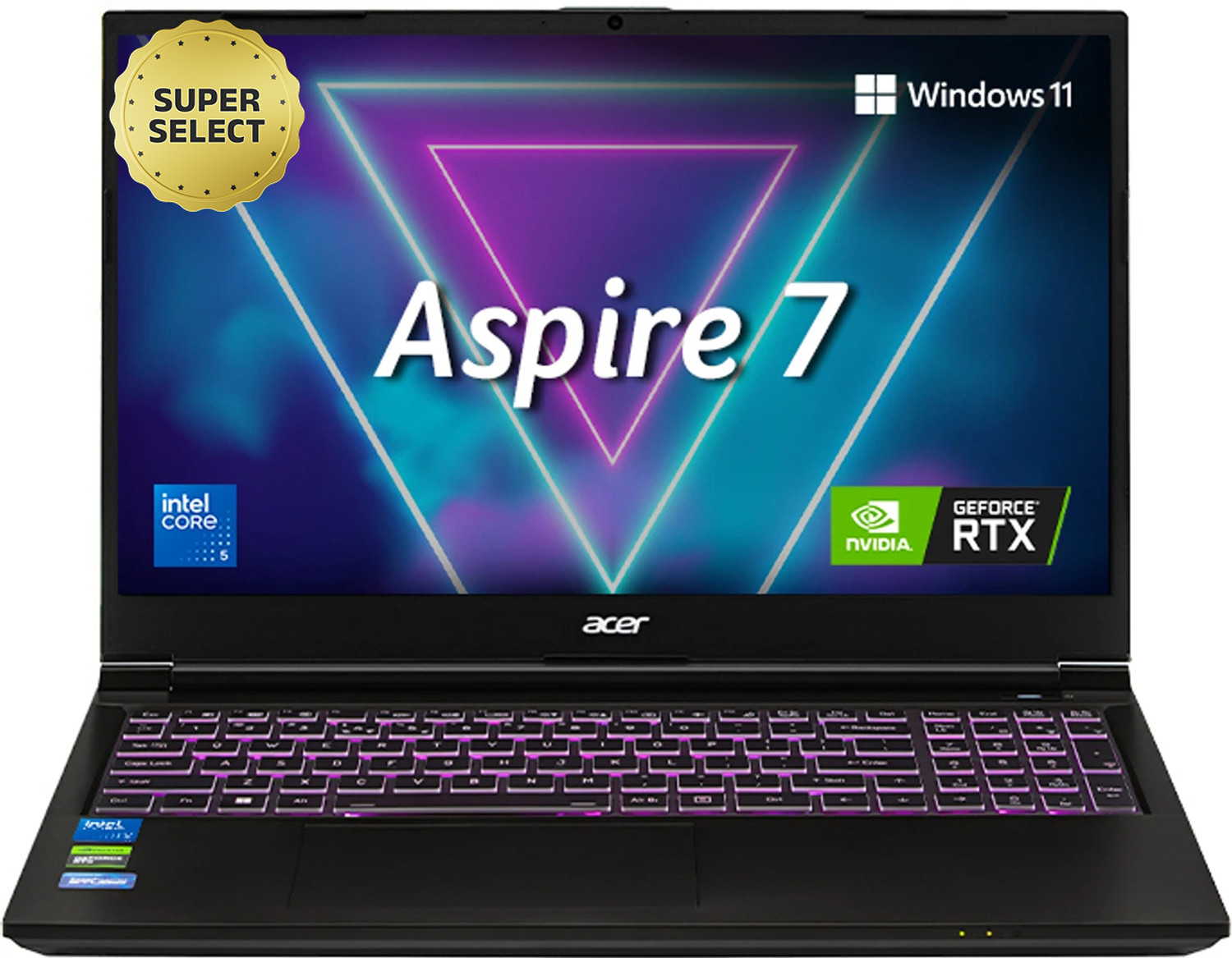 Acer Aspire 7 Intel Core 5 210H RTX 3050 Gaming Laptop - Image 1