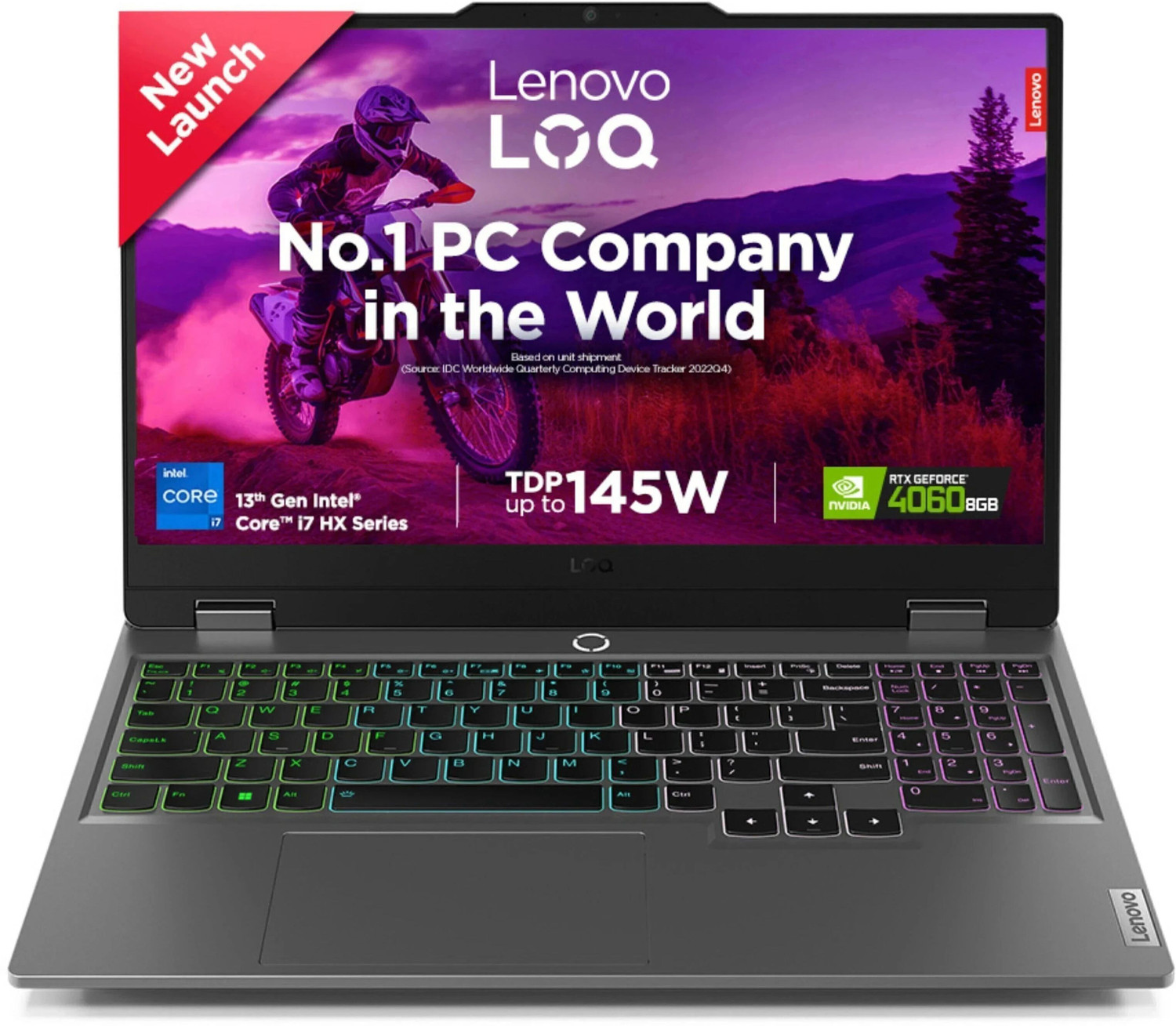 Lenovo LOQ 15IRX9 i7 13650HX RTX 4060 24GB 512GB 2.38 kg - Image 1