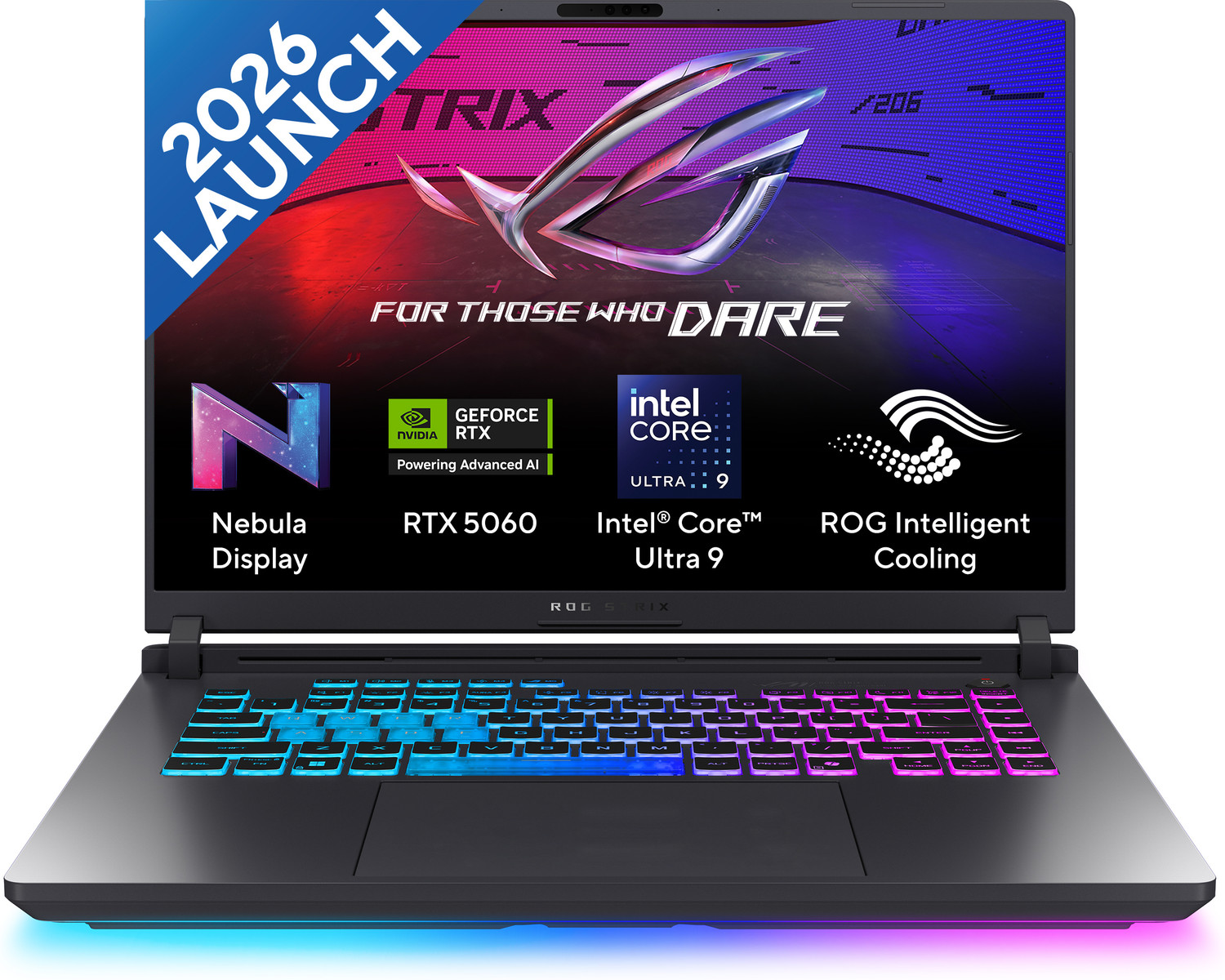ASUS ROG Strix G16 (2025) with Office 2024 + M365 Basic* Intel Core Ultra 9 275HX - (32 GB/1 TB SSD/Windows 11 Home/8 GB Graphics/NVIDIA GeForce RTX 5070/240 Hz) G615LP-S5022WS Gaming Laptop (16 Inch, Eclipse Gray, 2.65 Kg, With MS Office) - Image 1