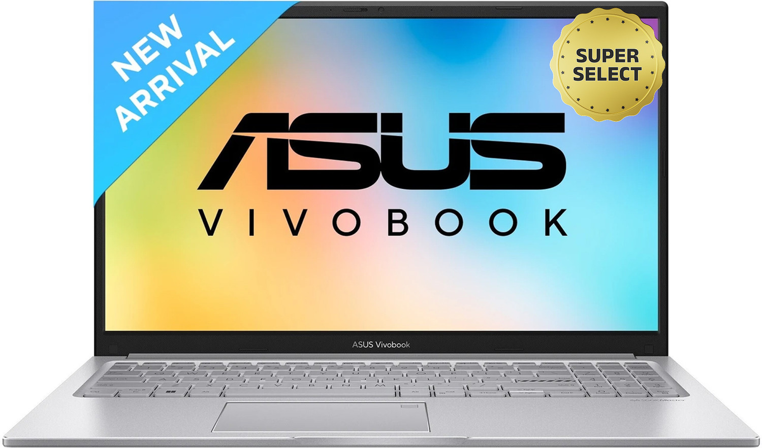 ASUS Vivobook 15 (2025) (i5 14th Gen) with MSO 2024 + M365 Basic*, Backlit Keyboard, Intel Core 5 120U - (16 GB/512 GB SSD/Windows 11 Home) X1504VAP-NJ2862WS / X1504VAP-BQ224WS Thin and Light Laptop (15.6 Inch, Silver, 1.7 Kg, With MS Office) - Image 1