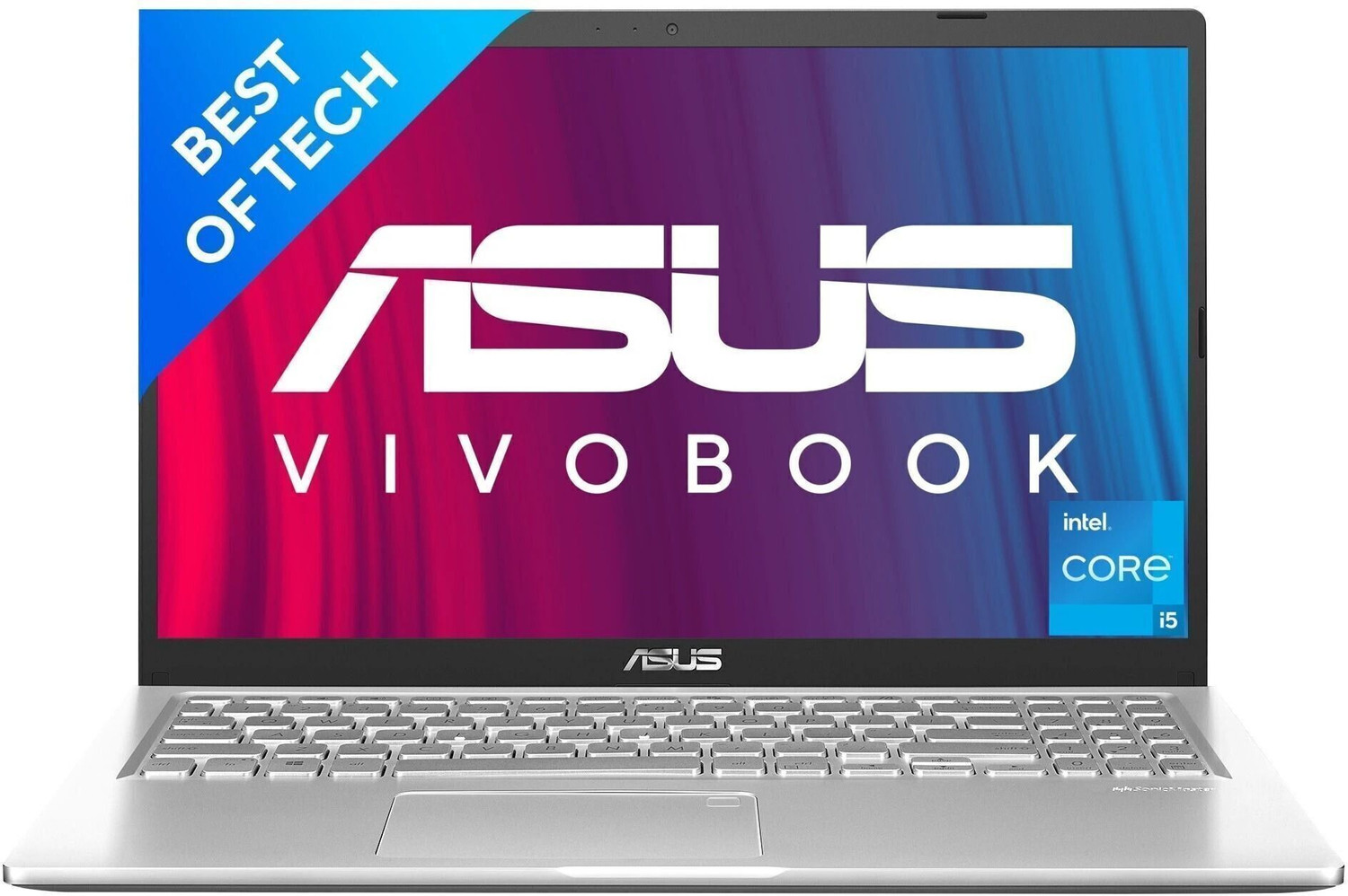 ASUS Vivobook 15 Intel Core i5 11th Gen 1135G7 - (8 GB/512 GB SSD/Windows 11 Home) X515EA-EJ522WS Thin and Light Laptop (15.6 Inch, Transparent Silver, 1.80 kg, With MS Office) - Image 1