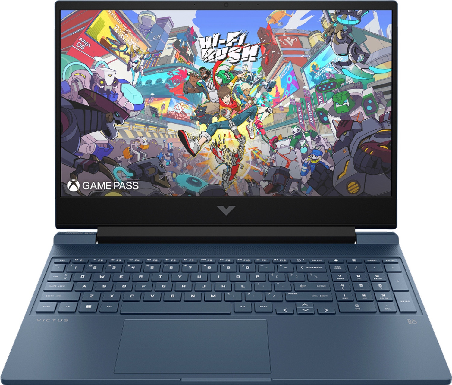 HP Victus Intel Core i7 13th Gen 13620H - (16 GB/512 GB SSD/Windows 11 Home/6 GB Graphics/NVIDIA GeForce RTX 4050) 15-FA2103TX Gaming Laptop (15.6 Inch, Blue, 2.29 Kg) - Image 1