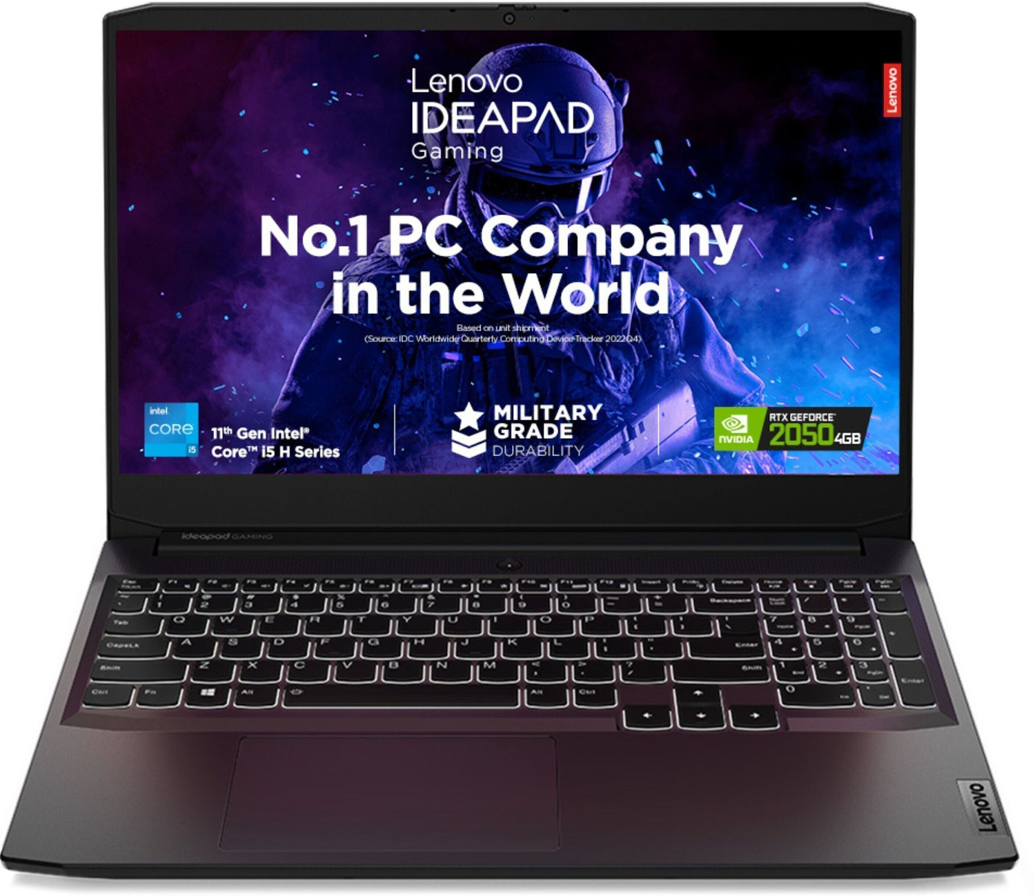 Lenovo IdeaPad Gaming 3 Intel Core i5 11th Gen 11320H 15.6-inch - Image 1