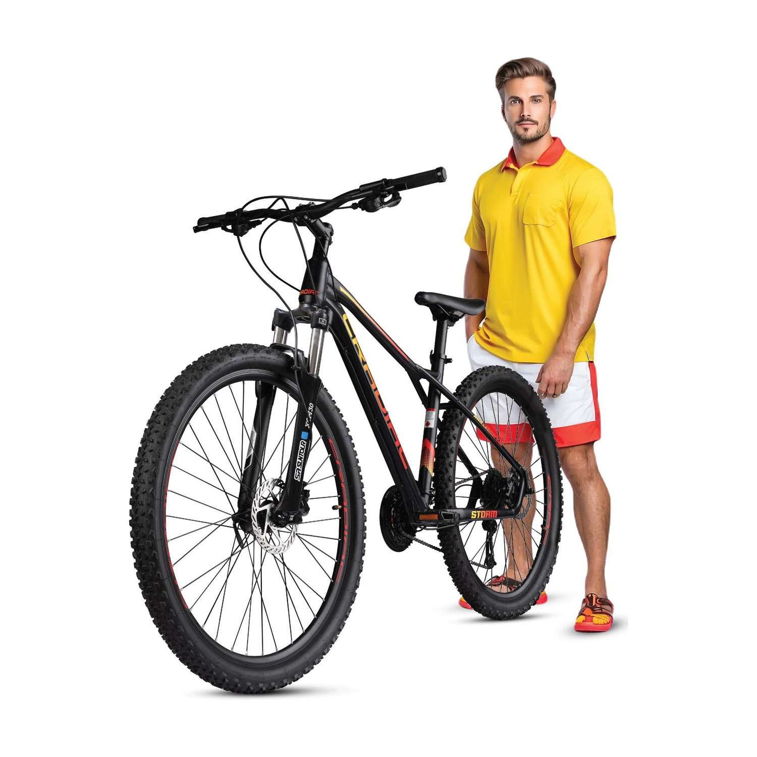 CRADIAC STORM DOMINUS 24 Speed Mountain Cycle 29T Black - Image 1
