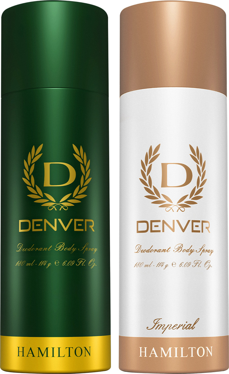 DENVER Hamilton & Imperial Combo Deodorant Spray for Men (360 ml, - Image 1