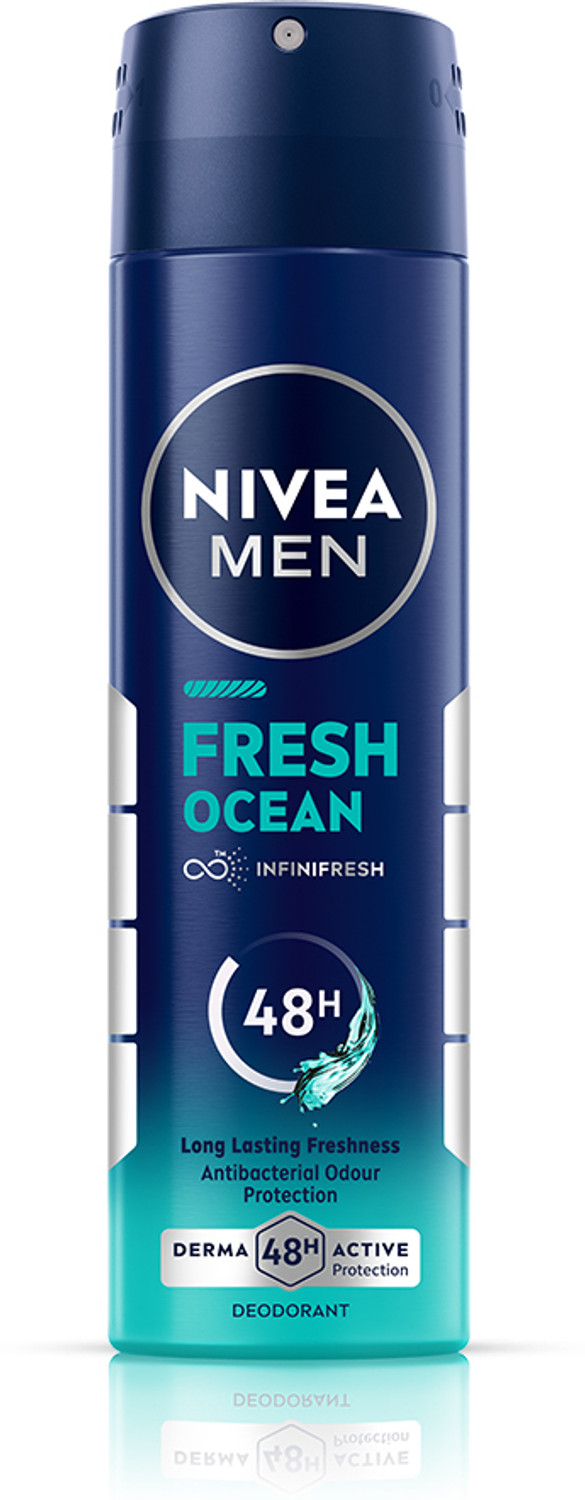 Nivea Men Fresh Ocean Deodorant Spray 150ml - Image 1