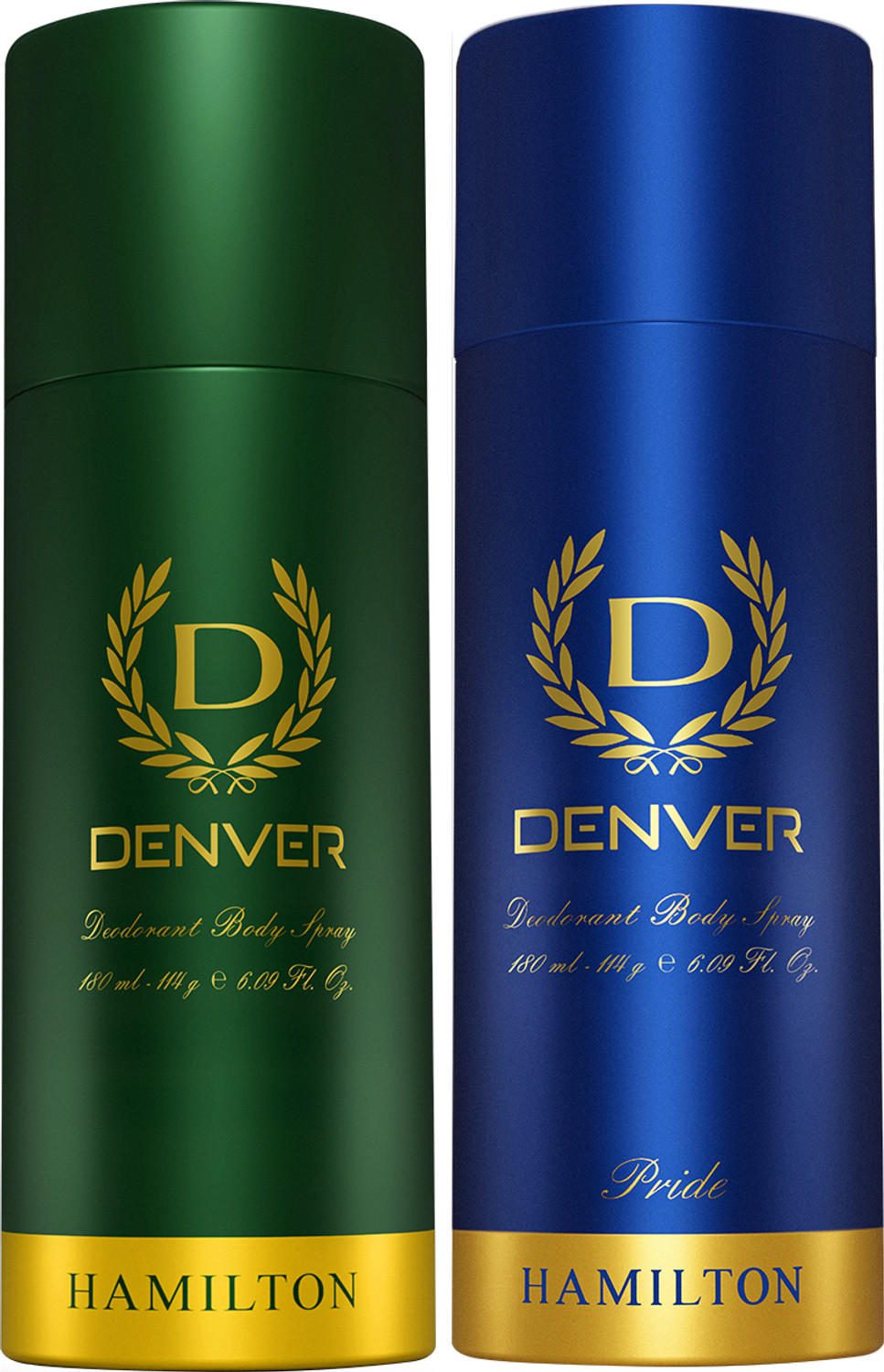 DENVER Hamilton & Pride Combo Deodorant Spray for Men, 360ml (Pack of - Image 1